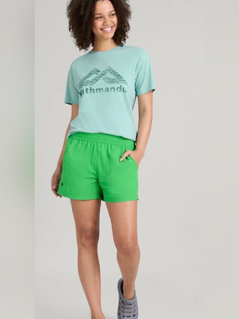 Kathmandu Women's EVRY-Day 4 inch Shorts - Lizzard, Size 8